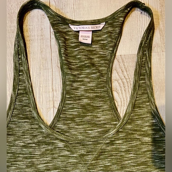 Victoria’s Secret Size Medium Green Racerback Dress - Picture 3 of 3